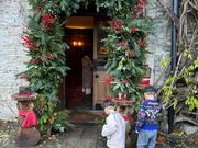 クリスマスのデコレーションで街中が可愛かったです