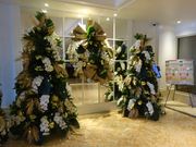 ヒルトンホテルのクリスマスイルミネーション