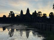 アンコールワットの朝焼け