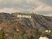 教えていただいたフォトスポットで撮影したハリウッドサイン