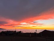 マウナケア山頂からのサンセット