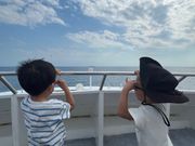 船上で楽しんでます