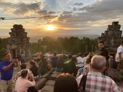 プノン・バケンからの夕陽