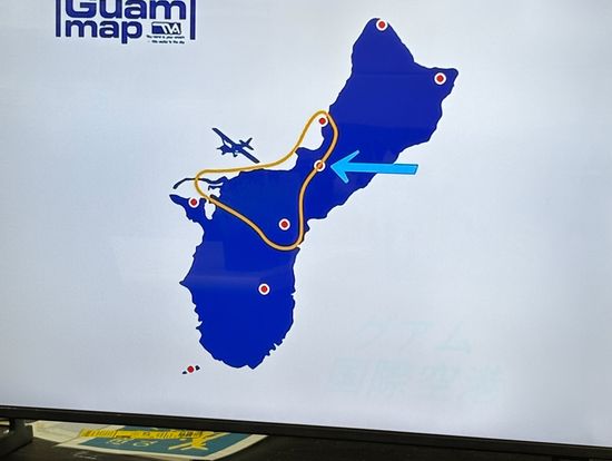 セスナ操縦経路