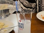 ラク。水を注いだ所。