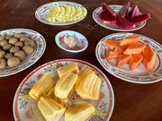 現地のフルーツを沢山食べました