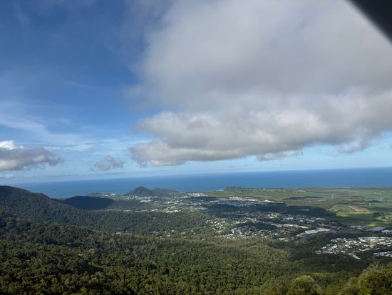 ロープウェイからの景色