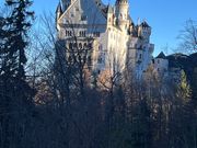 霧が晴れたノイシュバンシュタイン城
