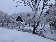 白川郷のであい橋