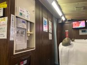 船内にウォーターサーバー（長崎の天然水）がありました。