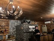 ソリ体験の後に歴史などを説明してくれました