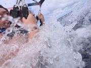 海に落とされました☺︎笑