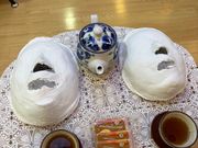 施術後の石膏パック