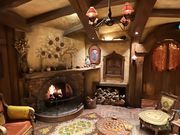 本物の暖炉