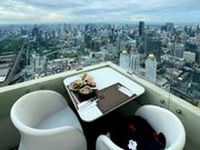 この景色を見ながらの朝食は最高です！