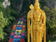 バトゥー洞窟の遠望