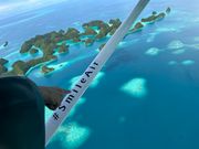 ハート形の珊瑚礁群