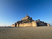 モンサンミッシェル　海側から