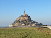 モンサンミッシェル　橋の途中から