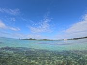 天気が良く、海が透明でした！