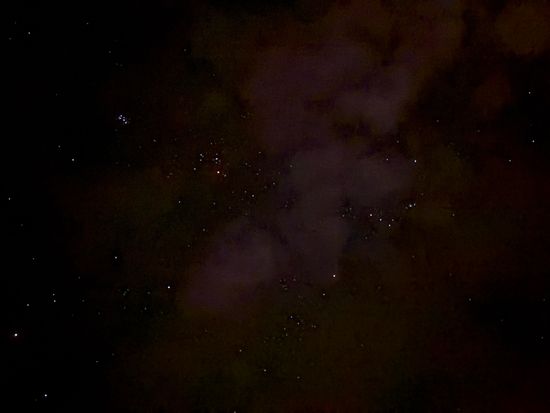 スマホで撮った夜空