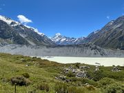 天候にも恵まれ、晴天のマウントクックを拝めました