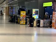 こちらが空港地下一階の受け取り場所です！