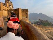 アンベール城 ゾウ体験