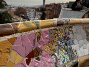 グエル公園のタイル。