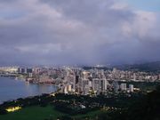 山頂から見るワイキキ