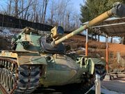 DMZに展示されているアメリカ製の戦車
