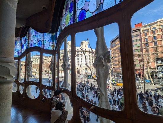 カサ・バトリョからの景色