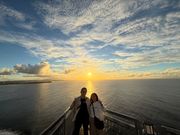 恋人岬のサンセット