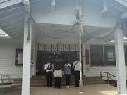 布哇大神宮旅の安全祈願中