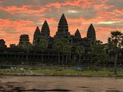 アンコールワットの朝焼け