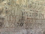 アンコールワットの華麗なレリーフ