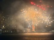 金曜日の花火大会レインボータワー