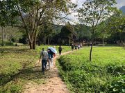 ミーソン遺跡に向かう小道