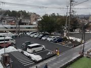 2/7の積雪、ビューランド駐車場