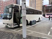 京都駅の団体バス乗り場　7番