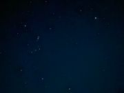 夜の星空　オリオン座