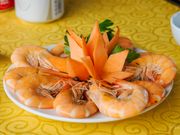 エビの生姜蒸し