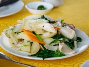 イカのにんにく炒め