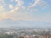 朝日が昇った景色