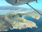 ハナウマ湾もきれいに見えました