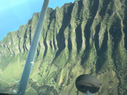 なんとクアロアランチの間を飛んでいただけました