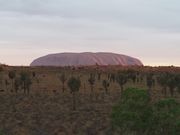 一眼レフカメラでズームしてこの距離です。夕日は雲で隠れてしまったのですが、それでもとても綺麗でした！