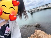 船から降りた後もウミガメを発見