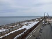 網走までの列車駅。ガイドの方に乗り場の確認はしたほうがいい。