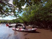 カヌー体験中